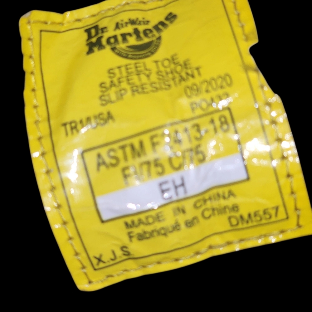 Dr. Martens Mm Brown Leather Boots Size 7 - Picture 4 of 4